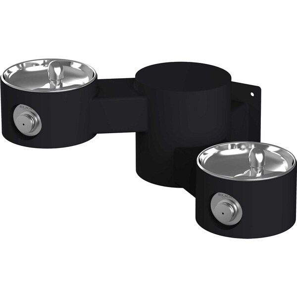 Elkay Mechanical Front Bubbler Button Wall Mount (On Wall) 14.07 in H, 32.85 in W LK4406BLK - main